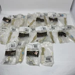Nos Set Of 10 Amerock Cabinet Drawer Pulls + Backplates BP875-074 Brass Finish. Fixed Price $16.95.