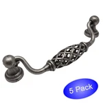 *5 Pack* Cosmas Cabinet Hardware Weathered Nickel Birdcage Pulls #1749-128WN. Fixed Price $23.65.