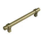*10 Pack* Cosmas Cabinet Hardware Brushed Antique Brass Euro Bar Pull 161-160BAB. Fixed Price $50.00.
