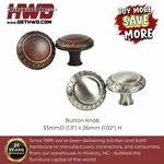 Vintage Knob Handle Pull Kitchen Bath Cabinet Round Brushed Nickel Rubbed Bronze. Fixed Price $5.99.