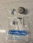 10 Amerock Nip Natural Elegance Sterling Nickel Shell Knobs 1.25" Dia.. Fixed Price $16.00.
