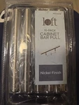 Loft 10 Pack CAB8NET Bar Pull Nickel Finish MEN0119. Fixed Price $19.99.