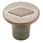 Amerock Galleria Weathered Nickel Copper 1/8" Round Cabinet Knob BP24006WNC. Fixed Price $7.16.