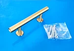 Amerock BP37390BBZ, Radius 3"-CENTERS Bar Cabinet Pull Screw Golden Champagne. Fixed Price $9.81.