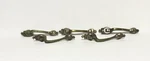 Set Of 5 Amerock Handle, Pull, BP-737-AE Vintage Look Cabinet. Fixed Price $19.47.