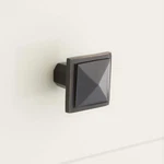 Signature Hardware MNG-303-KNOB-DB Bresnick 1-1/2" Sqr Cabinet Knob-dark Bronze. Fixed Price $14.39.