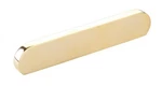 Schaub 10042-UNBR Cafe Pull, Modern Oval, Unlacquered Brass, 4" & 5" C-c. Fixed Price $43.20.