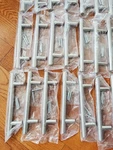 32 Pack Brush Nickel Long Cabinet Hardware Euro Style Bar Handle Pull - 6 Inches. Fixed Price $50.00.