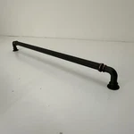 Top Knobs TK326 Reeded 12" Center Handle Cabinet Pull - Umbrio. Fixed Price $32.00.