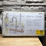 Allen Roth Palmetto Pull Down Kitchen Faucet Stainless Finish W/ Soap Dispenser. Fixed Price $59.99.