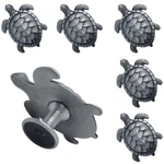 6 Pcs Sea Turtle Shape Knobs Door Handle Cabinet Drawer Cupboard Pull Dresser.... Fixed Price $30.34.