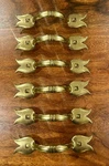 Vintage Midcentury Modern Keeler Brass Tulip 5IN Drawer Pull Handle 6 Available. Fixed Price $12.45.