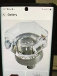 Amerock BP55266 Nickel Traditional Classics 1-1/16" Geometric Cabinet Knob. Fixed Price $6.75.