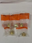Lot Of 5 New Amerock BP728-3 Polished Brass 1/4" Cabinet Knob Pulls. Fixed Price $22.99.