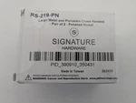 Read:signature Hardware Large Metal & Porcelain Cross Handles - Pair Of 2 Pn. Fixed Price $35.00.