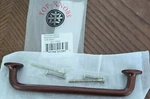 Top Knobs M1393 Aspen Rounded Pull 6" (c-c) Mahogany Bronze. Fixed Price $23.99.