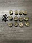 12 Keeler Kbc Brass Antique Hardware Mcm Drawer Pull Cabinet Knob (115). Fixed Price $25.00.