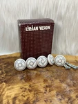 Vtg Lillian Vernon Ceramic Cabinet Knobs Natural Beige Blue Red Country Style 5. Fixed Price $14.99.