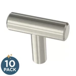 (10-PACK) Simple Bar 1-1/4 In. (32 Mm) Modern T-shaped Cabinet Knobs. Fixed Price $15.46.