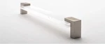 Sietto P-1201-8 Affinity 8" Center Handle Cabinet Pull Satin Nickel Clear/white. Fixed Price $39.99.