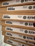 Ikea Bodbyn Kitchen Cabinet Door Gray Matte Glass 15X30 38X76 902.660.76. Fixed Price $109.99.