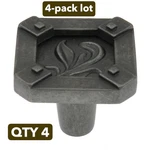 4-PACK Amerock Ambrosia Weathered Nickel 1/4" Leaf Cabinet Pull Knob BP4468WN. Fixed Price $29.44.