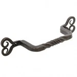 4 Pc Set Forged Twisted Steel Heart Ends Handle Pull Cabinet Rustic New. Fixed Price $80.00.