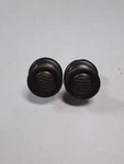 Set Of 2 Round Lattice Center Drawer/cabinet Pulls With Backplates. Fixed Price $27.00.