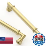 Asidrama 10 Pack 5 INCH(128MM) Brushed Gold Kitchen Cabinet Handles, Pul. Fixed Price $64.70.