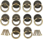 Lxz 10 Pcs Vintage Antique Brass Ring Pulls Handles For Cabinet Drawer. Fixed Price $18.86.
