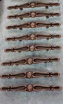 Hyer Drawer Pulls 3" Bore Lot Of 8 Rare Copper Tone Mission Spanish 50-4902. Fixed Price $32.00.