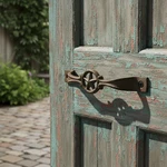 Star Cabinet Pull, Western Cast Iron Drawer Handle Hardware, 6.3". Fixed Price $25.60.