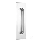 1 Pack Rectangular Recessed Sliding Closet Barn Door Finger Pull Silver 4.72". Fixed Price $14.38.