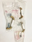 Belwith Newport P536-PB Polished Brass 3" Handle Pulls, Porcelain Center (3 Pks). Fixed Price $11.00.