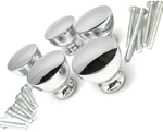 *new* Pack Of 5 Southern Hills Chrome Cabinet Knobs - Premium Polished. Fixed Price $17.99.