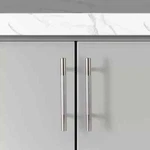 17 Pack Delta Series Modern Cabinet Pull By Sapphire Textured Brushed Nickle. Fixed Price $23.49.