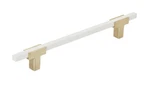 Amerock BP778160BGLWHT Urbanite 6-5/16" On Centers Bar Cabinet Pull,gold White. Fixed Price $10.00.
