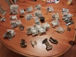 90+ Miscellaneous Mixed Lot Belwith Cabinet Hinges Many Self Closing. Fixed Price $30.00.