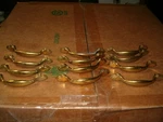 12 Keeler Kbc N18224 Drawer 1950S Acorn Pull Handle Polished Brass 3" Centers. Fixed Price $12.95.