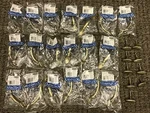 Lot Of 28) (new) 9 Amerock Gold Brass BP1384-26 Pull Handle + (used) Knobs. Fixed Price $85.00.