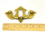 Kbc Vintage Chippendale Cameo Drawer Pull Bail Handle 3.5" Ocb LOT#7257. Fixed Price $8.57.