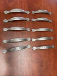 Lot Of 10 Amerock C-1580-1, 5.5 Satin Nickel Cabinet Pulls. Fixed Price $25.00.