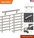 15 Pack Stainless Steel Brushed Nickel Cabinet Handles For Stylish Home Updates. Fixed Price $19.99.