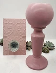 Lot 2 - Wall Hook W/vintage Glass Knob, California Pottery Vase. Fixed Price $14.99.