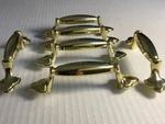 Set Of 6! Kbc- Keeler Brass Company- Cabinet Door Pulls! 4 1/2 Long 3. Fixed Price $13.50.