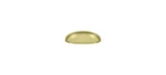 Deltana K407U3 Elongated Shell Pull 4-1/2" In Polished Brass. Fixed Price $21.83.