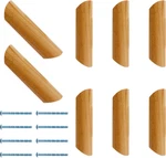 Piutouyar 64MM / 2.5 Inch Hole Centers Wooden Handles, Decorative Furniture Pull. Fixed Price $9.11.