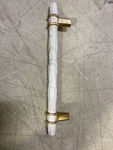 Amerock BP36650MWCZ Carrione Marble White/champagne Bronze 6-5/16" Cabinet Pull. Fixed Price $36.14.