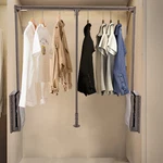 35-47 " Adjustable Rod Closet-mounted Simple Pull Down Hanger Shelf. Fixed Price $65.92.