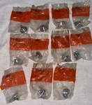 Amerock BP755-26 Silver Polished Chrome Round Cabinet Knob Pulls Vtg Lot Of 11. Fixed Price $17.99.